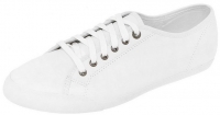 Кроссовки текстильные (спортивные тапочки) белого цвета